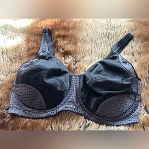Berlei Black and Charcoal Underwire Full-Coverage Bra